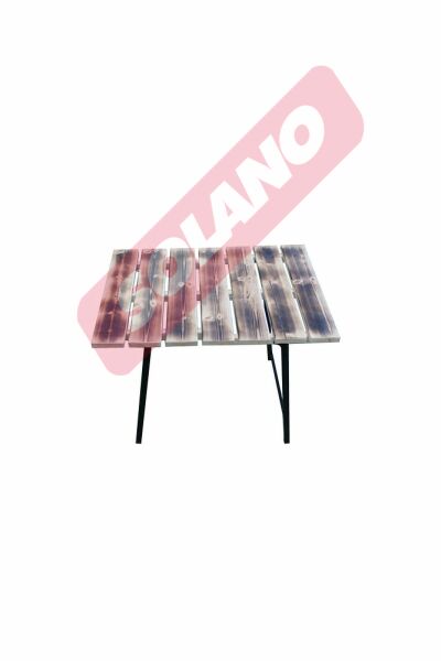 KATLANIR AHŞAP KAMP MASASI PİKNİK MASASI BAHÇE MASASI  (ESKİTME) 50 X 68 CM