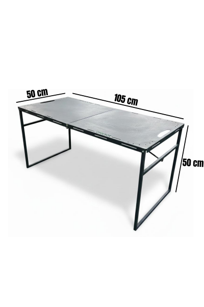 Solano Amortisörlü Katlanır Kamp Masası 105x50 cm – Otomatik Açılır Ayaklı