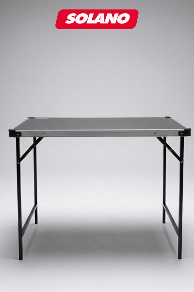 Katlanır Kamp Masası Alüminyum Çerçeve Mdf Üst Tabla (58*78*65CM) Kamp Piknik Katlanır Masa (BÜYÜK)