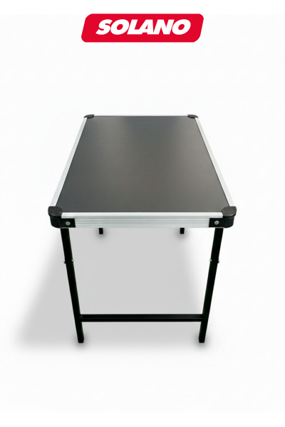 Katlanır Kamp Masası Alüminyum Çerçeve Mdf Üst Tabla (38*58CM) Kamp Piknik Katlanır Masa (KÜÇÜK)