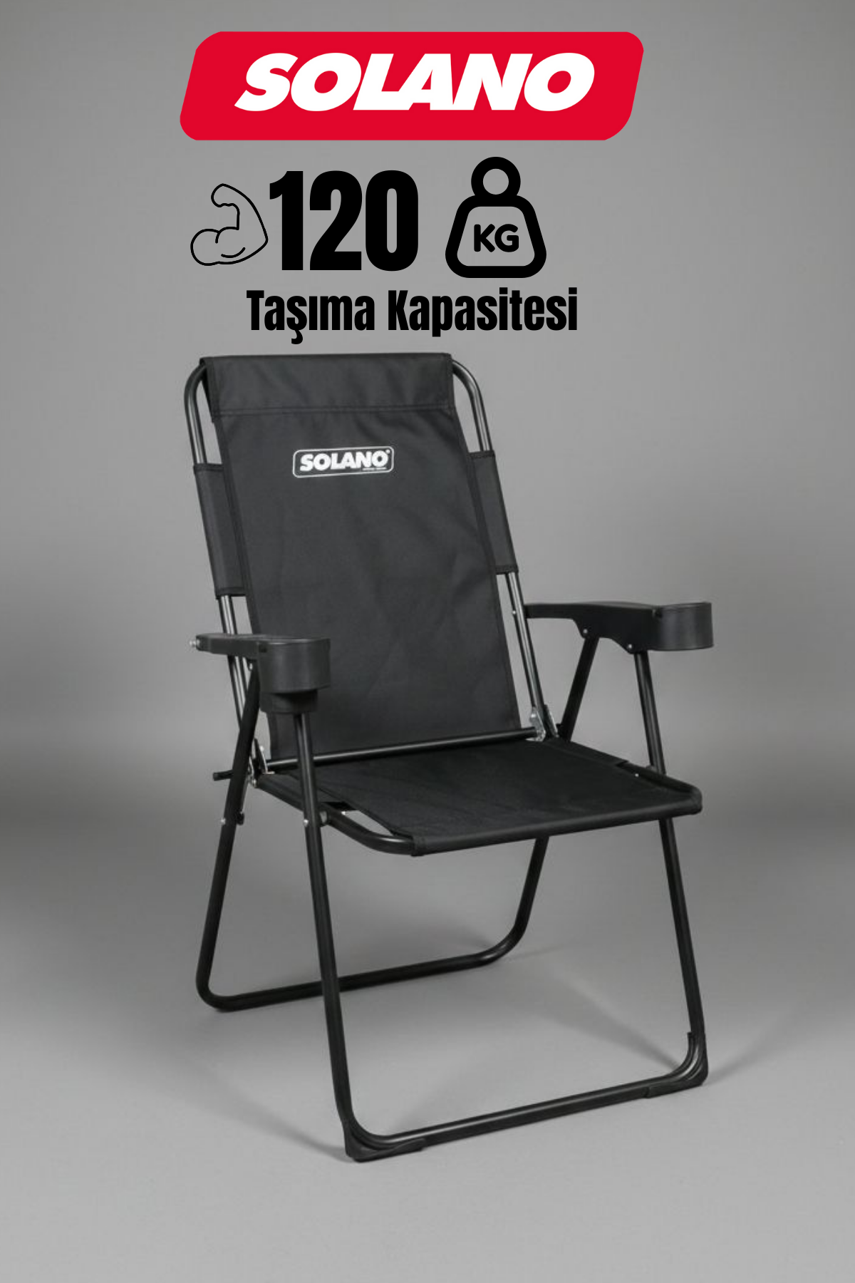 Katlanır Kamp Sandalyesi Bardaklıklı Outdoor Piknik ve Plaj Koltuğu