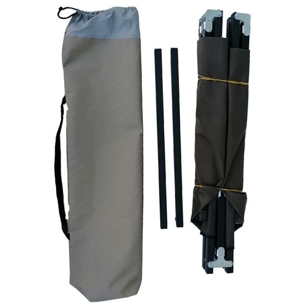 Solano Fishing Katlanır Kamp Yatağı Kampet Siyah