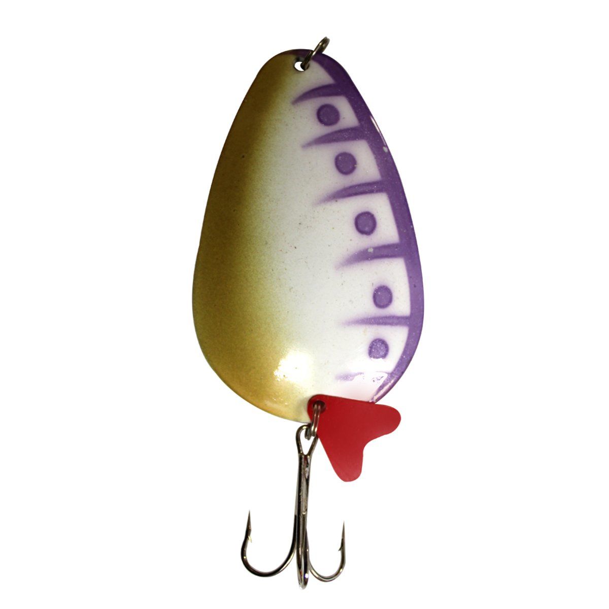 Solano Fishing Mollig 8 cm 48 gr Turna Olta Kaşığı Beyaz-Kahve