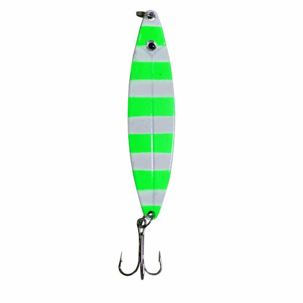 Solano Fishing Zebra Glow 9cm 28gr Lüfer Çinekop Olta Kaşığı Yeşil