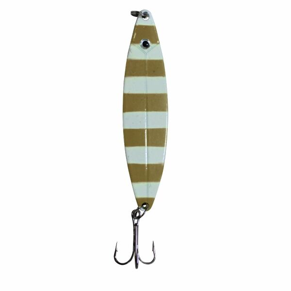 Solano Fishing Zebra Glow 8cm 18gr Lüfer Çinekop Olta Kaşığı Kahverengi