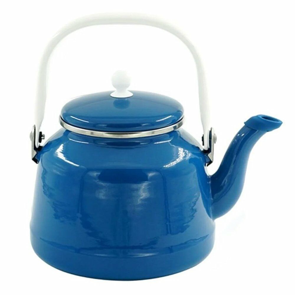 Orcamp OUT-1551 Retro Emaye Kamp Çaydanlığı Mavi