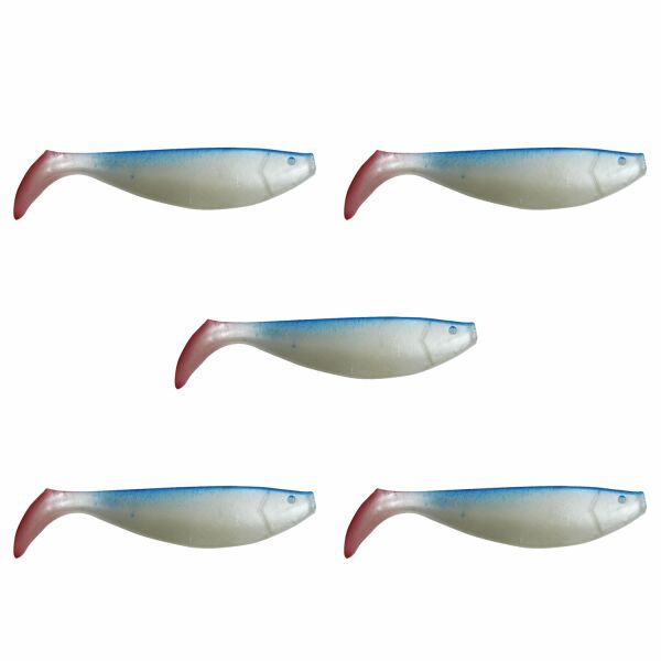 Dolphin Rock JX 51-12 38 Silikon Sahte Balık Yem, Balık Yemi 10,5 cm 5'li Paket