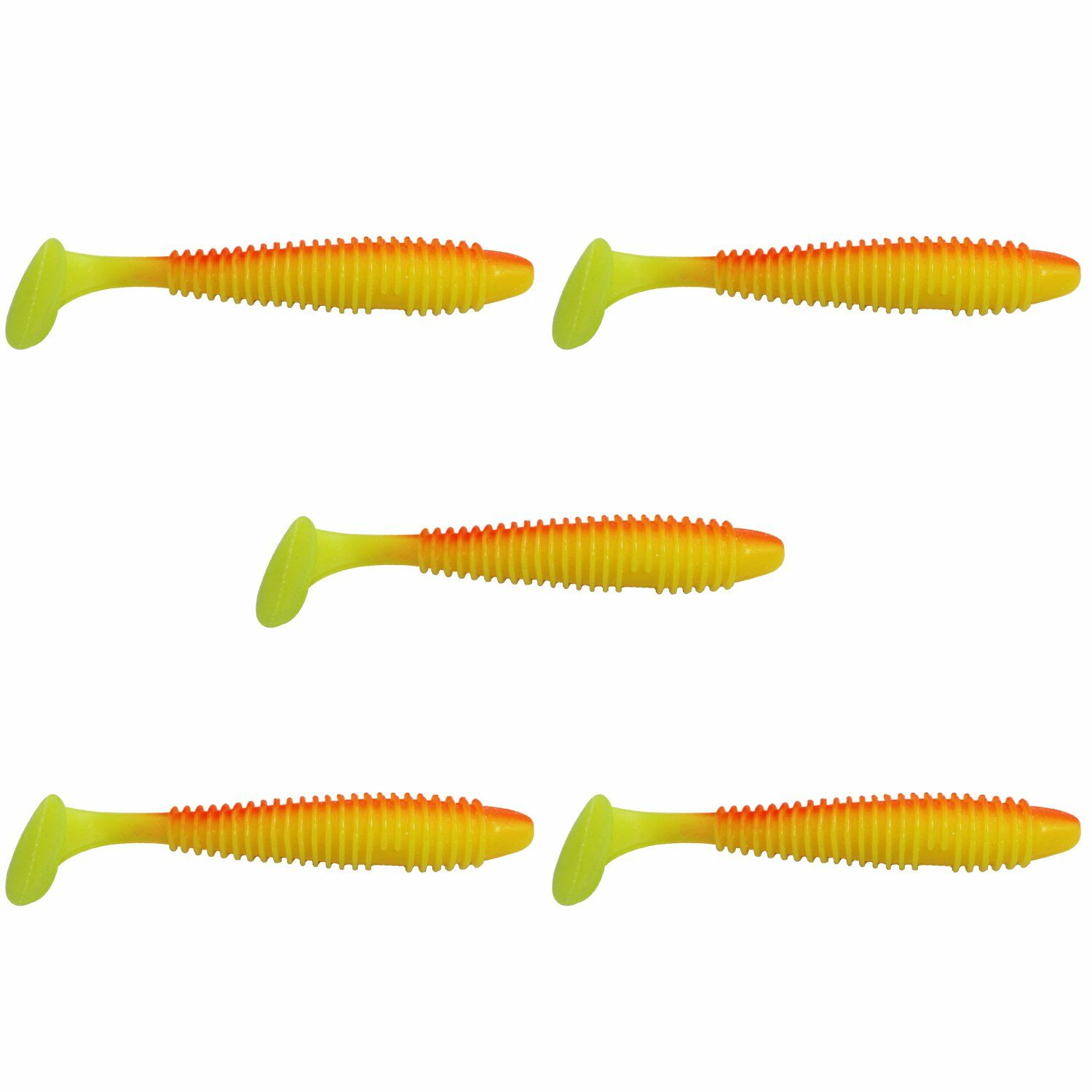 Jaxon Intensa TG-IND095P Silikon Sahte Balık, Balık Yemi 10 cm 5'li Paket