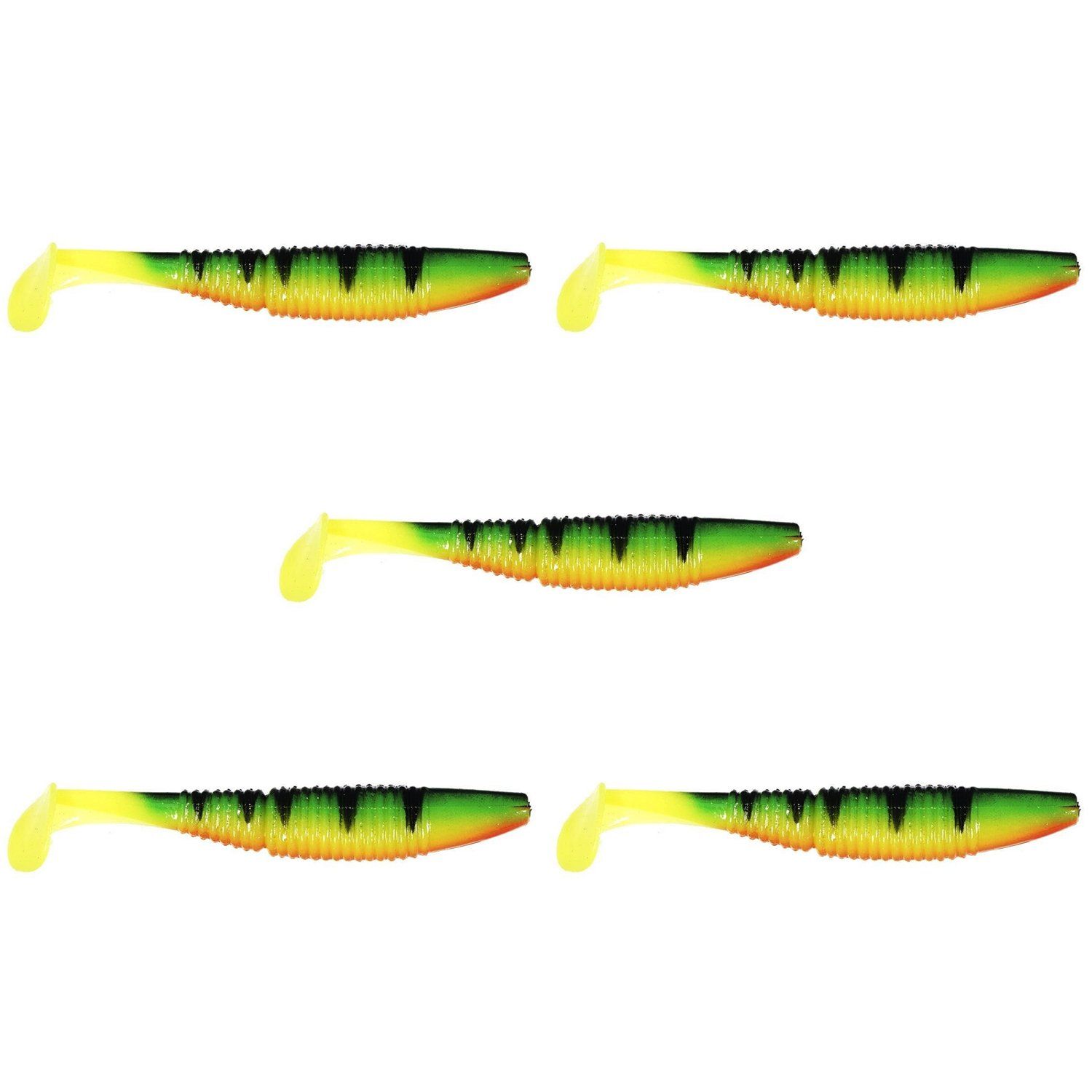 Jaxon Intensa TG-INC105A Silikon Sahte Balık, Balık Yemi 11 cm 5'li Paket