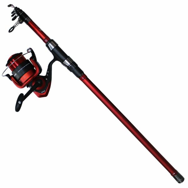 Pro Red Surf 390cm Kamış Surya 7000 Misinalı Makina Olta Seti, Tam Takım Deniz Hobi Kıyı Seti
